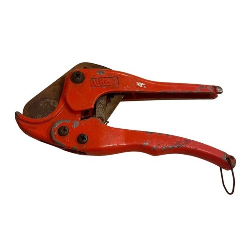 VEC Tubing Cutter PVC Pipe Cutter‎ Heavy Duty Red Metal Plumber Tool